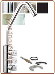 3043 3-way faucet 1/4" Chrome