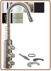 3083 3-way faucet 1/4" Brushed nickel