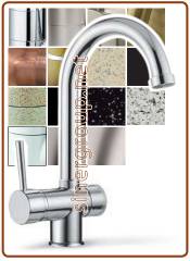 3088 3-way faucet 3/8" Matt brushed nickel