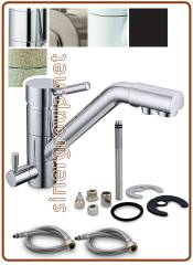 3095 3-way faucet 3/8" Granites avena