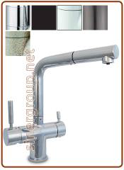 3205 3-way faucet 3/8" with pull-out Chrome