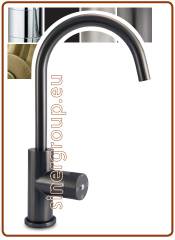 3208 3-way faucet 1/4" Metallic Grey