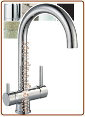 4006 4-way mix faucet 3/8" Brushed nickel