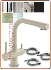 4007 4-way mix faucet 3/8" Granites avena