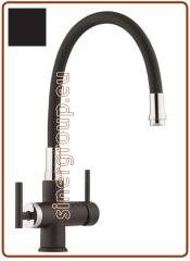 4013 4-way faucet 3/8" with soft spout