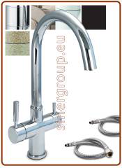 5015 5-way faucet 3/8" Chrome