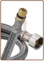 3, 4, 5-way water purifier mix faucets replacement flexibles 10x1 M. - 3/8" F. (37 cm.)