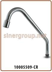 Faucet replacement nozzle pipe with aerator included for cod. 10003043-CR