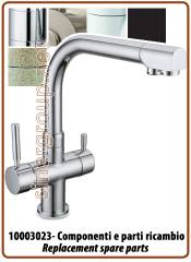 Tubazione di ingresso, corpo rubinetto per cod. 10003023 (10,17) (white box)