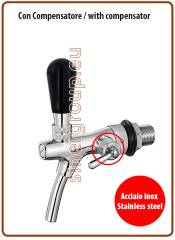 Cobra ricambio rubinetto acqua in acciaio inox G5/8x35x10 con compensatore cromato (20)