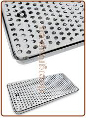 S. Steel mechanical fonts drip trays  - 420 x 210 x 21 mm.