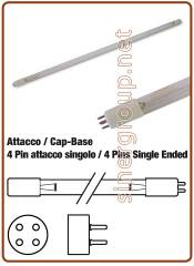 Replacement UV lamp 12W. 4 Pin Single Ended