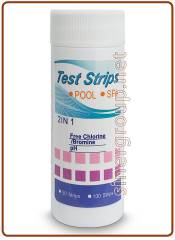 2 in 1 PH Test Strip - Cloro, Bromo - 50 strips (50)