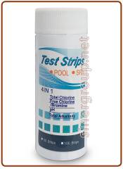 4 in 1 PH Test Strip - Cloro, Bromo, Alcalinità - 50 strips (50)