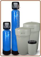 Single tank water softener valve Clack WS1CI 1" electronic (Reg. Metered-time) 8lt. resin
