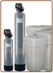 Single tank softener AUTOTROL 255/760 1" (Reg. Met.-time) 20lt. res. Greentank pres. vessel, BTS tank