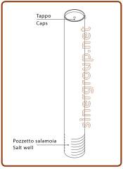 Tappo pozzetto salamoia addolcitore Ø 10