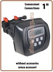 Clack WS1CI 1" water softener valve - Meter, Time with injector C, without DLFC, mixing - down flow without accessories