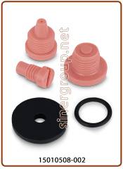 F63-F70A, F68, F69 Runxin replacement injectors kit Nozzle + throat, DLFC, BLFC 6302 - Pink - vessel 7"