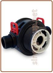 Testata distribuzione III IN/OUT 1" BSP - bombola 2,5"