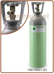 Co2 E290 rechargeable 10Kg. steel cylinder with residual valve (residual qty. 100gr) - H 660 D 175