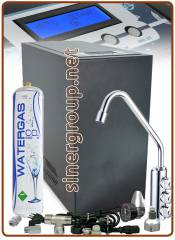 Sodabar refrigeratore sotto banco 3 vie acqua ambiente + fredda + frizzante fredda 25lt./h. raff. istantaneo