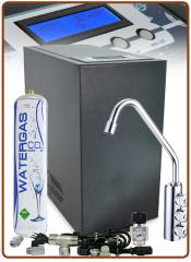 Sodabar refrigeratore sotto b. 3 vie 25lt./h. ambiente + fredda + frizzante fredda con rubinetto e kit installazione