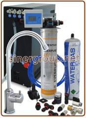 Polares refrigeratore sotto banco 3 vie acqua fredda + ambiente + frizzante fredda 30lt./h. Pronto all