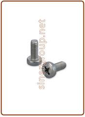 Cross head screw Ph UNI 7687/DIN 7985 SS A2 M4x10 (500/1000)<br />
