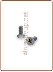 Flat head screw Ph UNI 7688 / DIN 965 SS A2 M4x10 (500)