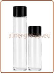 Glass tube bottles 50~75cl black cap