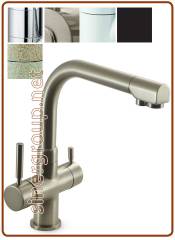 3023 3-way faucet 3/8" Brushed nickel