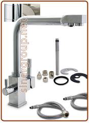3026 rubinetto 3 vie 3/8" Cromo