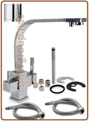 3044 3-way faucet 3/8" Chrome