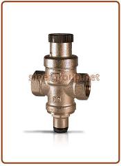 Water pressure reducer 1/2" F. F. with gauge coupling
