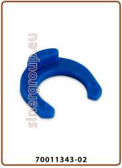 Clip blocca pinzetta misura in pollici Ø tubo 1/4" Blu