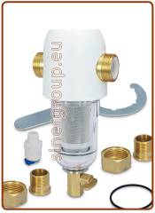 Prefiltro semiautomatico autopulente 3/4" M., 1" M./F. - 40 micron
