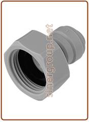 Female adaptor OD Tube - BSP thread 1/2" x 3/4"