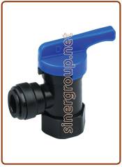 Valvola filettata femmina Ø tubo - filetto BSPT 12MM x 3/8"