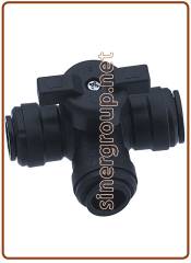 Valvola intermedia 3 vie Ø tubo - Ø tubo - Ø tubo 12MM x 12MM x 12MM
