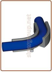 Metric size flow bend clip OD Tube 8MM