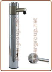 Balance colonnina a 3 vie acciaio inox con pulsanti incisi a laser