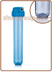 Contenitore standard 3 pezzi 20" trasparente IN-OUT 1" senza chiave e staffa (6)