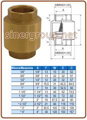 Check valve "JOLLY"  PN 40 3/8" (24)