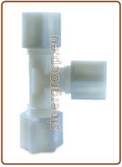 Intermedio a T NY Ø tubo con dadi compressione 1/4"