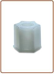 Ferrule nut with integrated sleeve BSP 1/4"