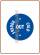 Round sticker 20x20 mm. " OUT Fredda/Cold  "