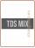 Adesivo rettangolare 30x10 mm. " TDS mix "
