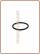 O-ring 28,244 x 2,616mm. (1.112"x0.103") EPDM 70 durometer NSF61/FDA black