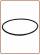 O-ring 69,519x2,616mm. (2.737"x0.103") EPDM 70 durometer NSF61/FDA black